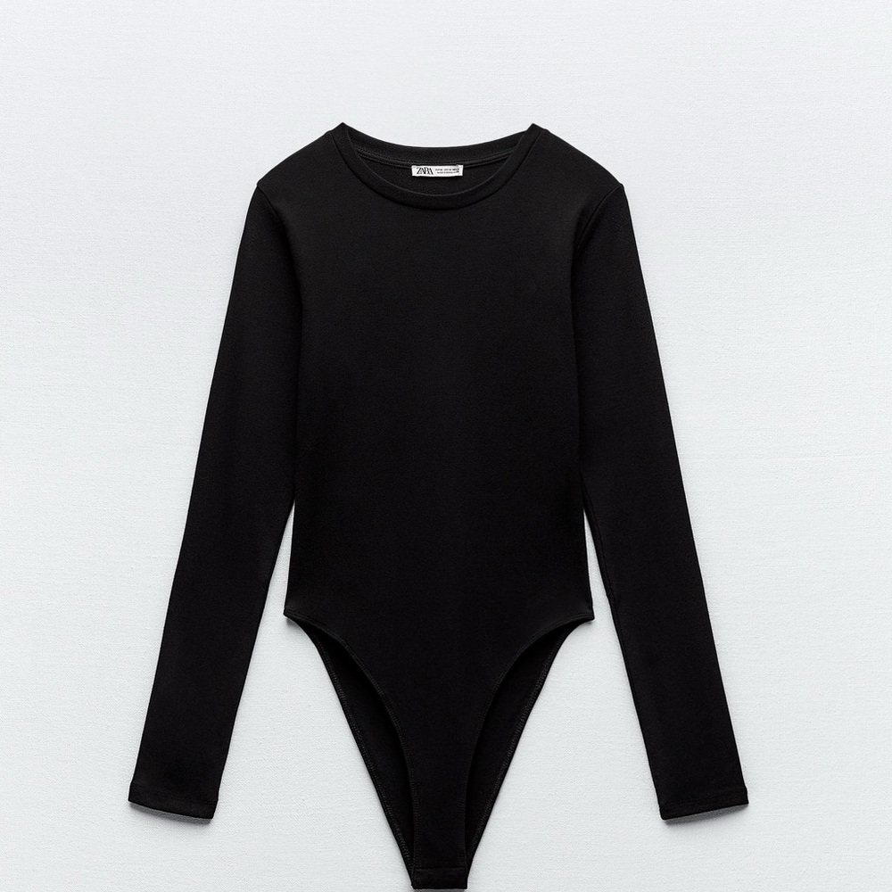 Zara women’s black body suit size medium